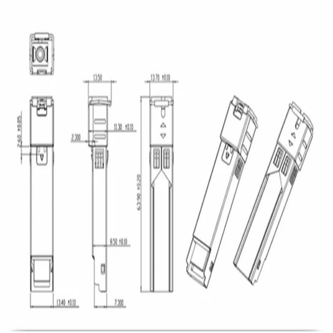 เส้นใยเดี่ยว Huawei Sfp Transceiver PX20 + สำหรับ Epon OLT 3-5dB SFP PON