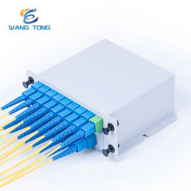 High Reliability Fiber Optic Splitter LGX Box PLC  Splitter 1x8  SC APC / UPC Cassette Type